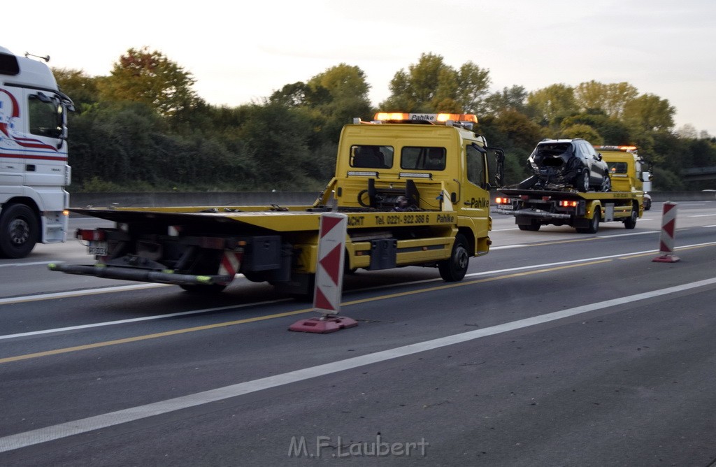 VU mehrere PKW A 3 Rich Oberhausen Hoehe AK Koeln Ost P289.JPG - Miklos Laubert